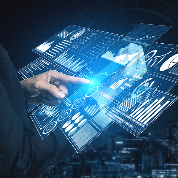 Network Monitoring & Management Man monitoring multiple networks